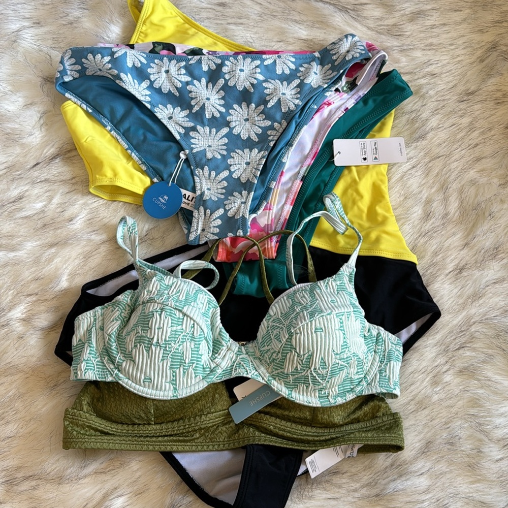 Bundle of 6 CUPSHE bikini size XL